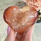 Druzy Carnelian Heart No 43