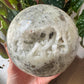 Quartz with Pyrite Sphere No 336