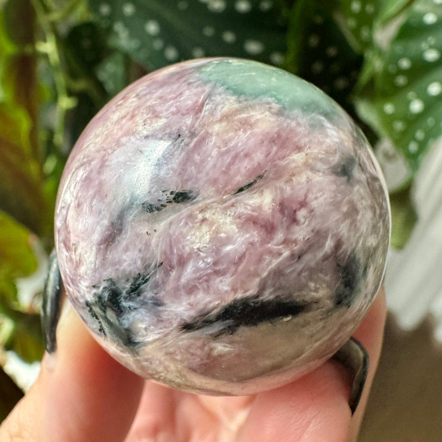 Pink Charoite Sphere No 114