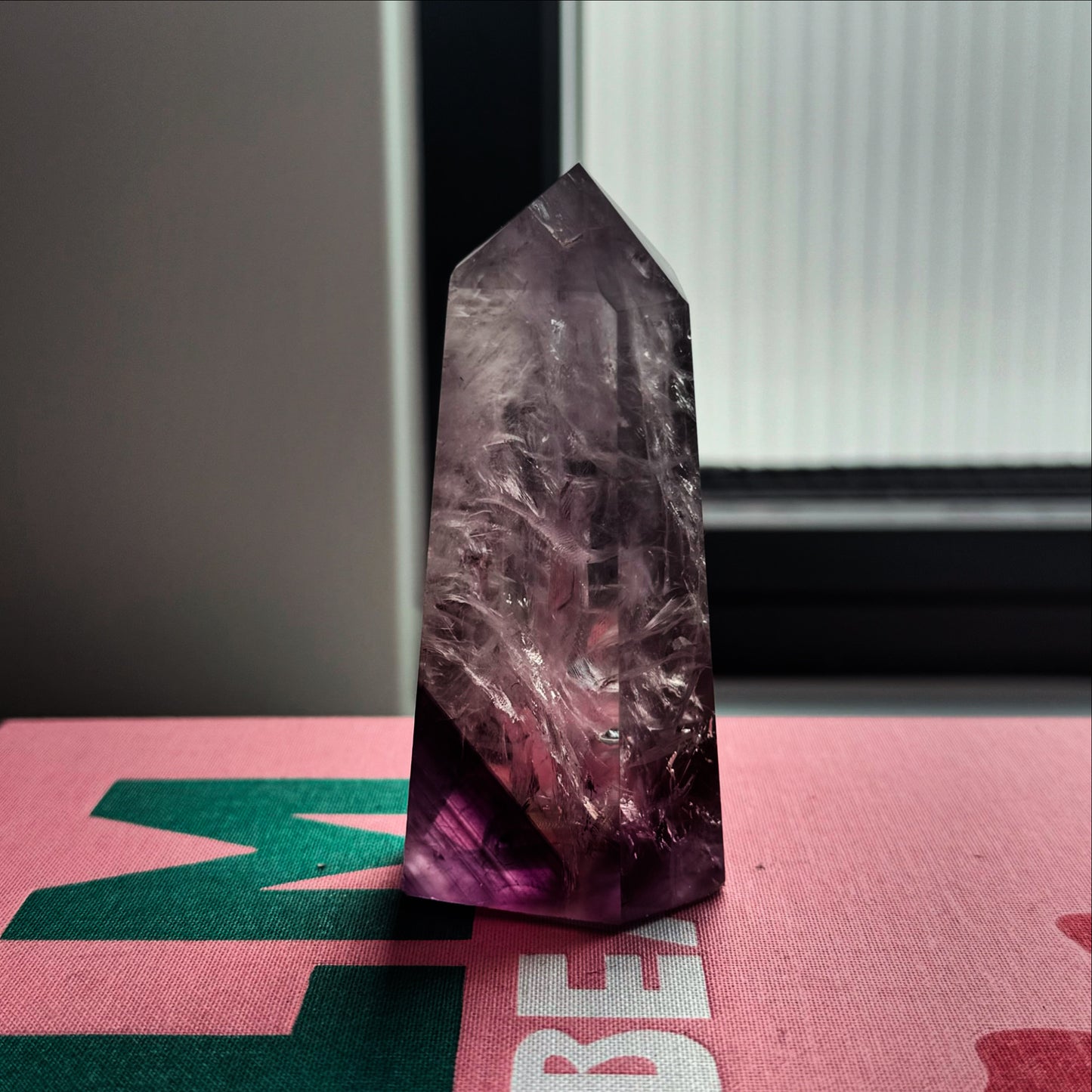 Smokey Amethyst Quartz Tower No 41