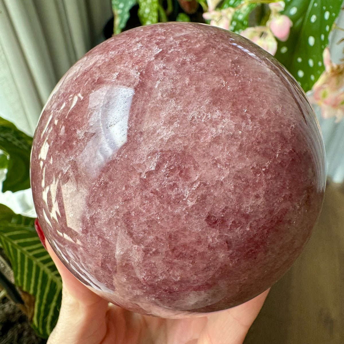 Strawberry Quartz Sphere No 3