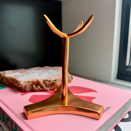 Medium Rose Gold Sphere Stand