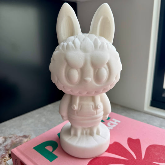 White Jade Standing Labubu