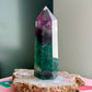 Watermelon Fluorite Tower No 158