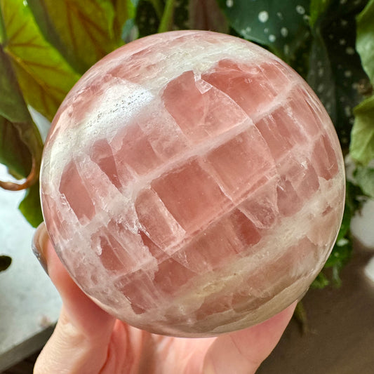 Rose Calcite Sphere No 71
