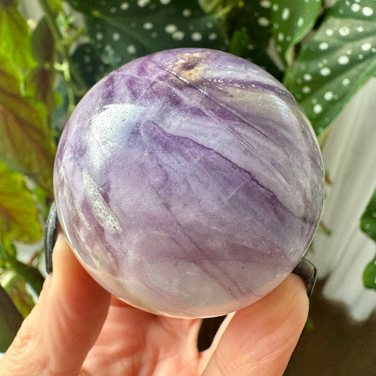 Silky Fluorite Sphere No 42