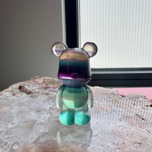 Fluorite Brick Bear No 1