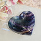 Rainbow Fluorite Heart Bowls