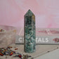 Jade with Pyrite Tower No 18