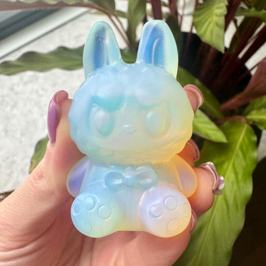 Opalite Sitting Labubu No1