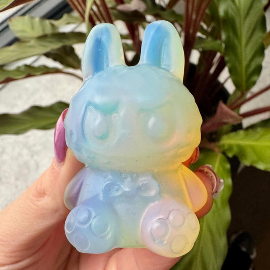 Opalite Sitting Labubu No3