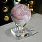 Pink Mexican Lace Agate Sphere No 163