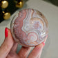 Pink Mexican Lace Agate Sphere No 163