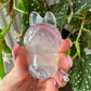 Rainbow Fluorite Sitting Labubu No4