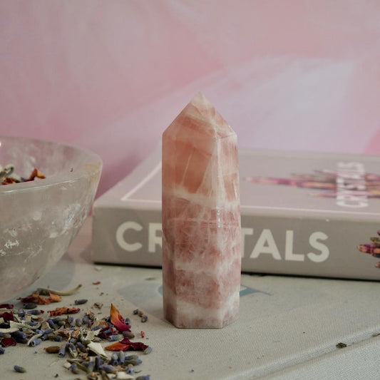 Rose Calcite Tower No 194