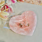 Rose Quartz Heart Bowls