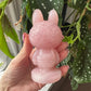 Rose Quartz Standing Labubu No1