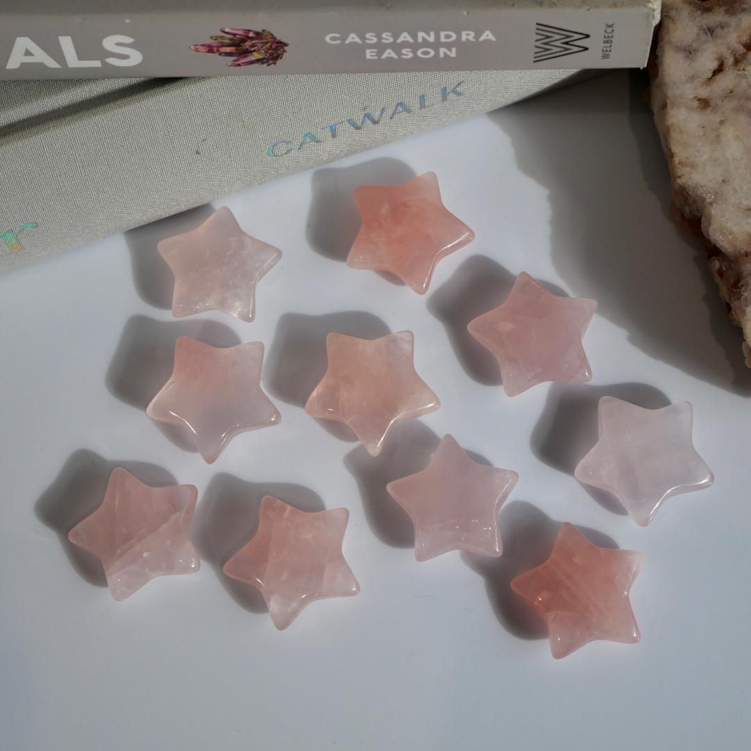 Rose Quartz Mini Stars