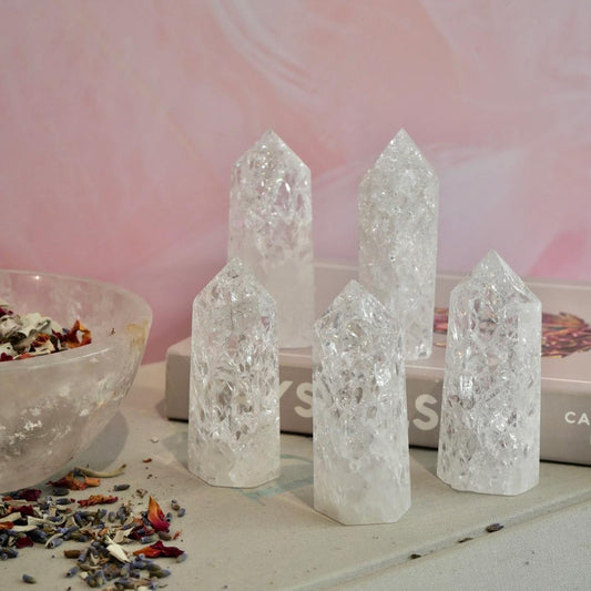 Crackled Quartz Towers