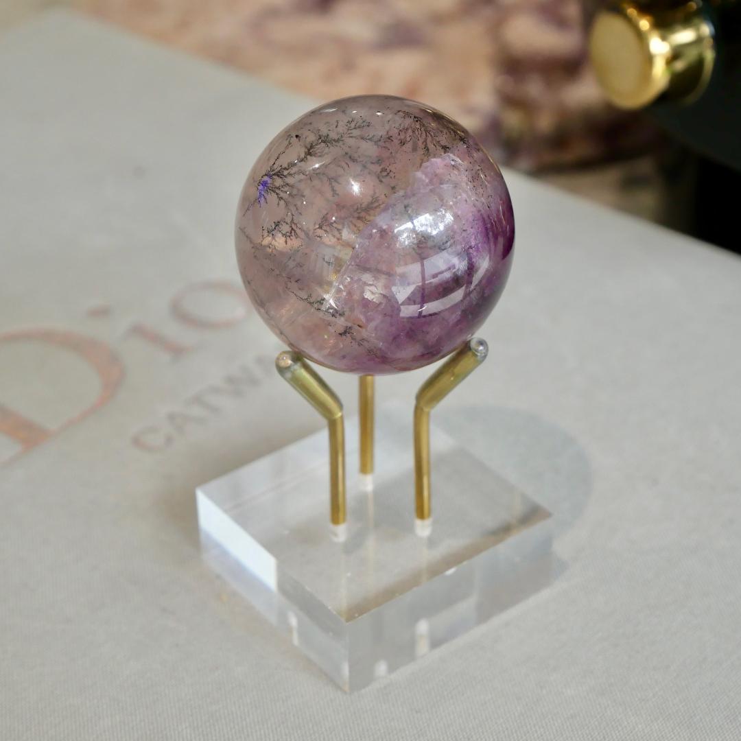 Dendritic Fluorite Sphere No 165