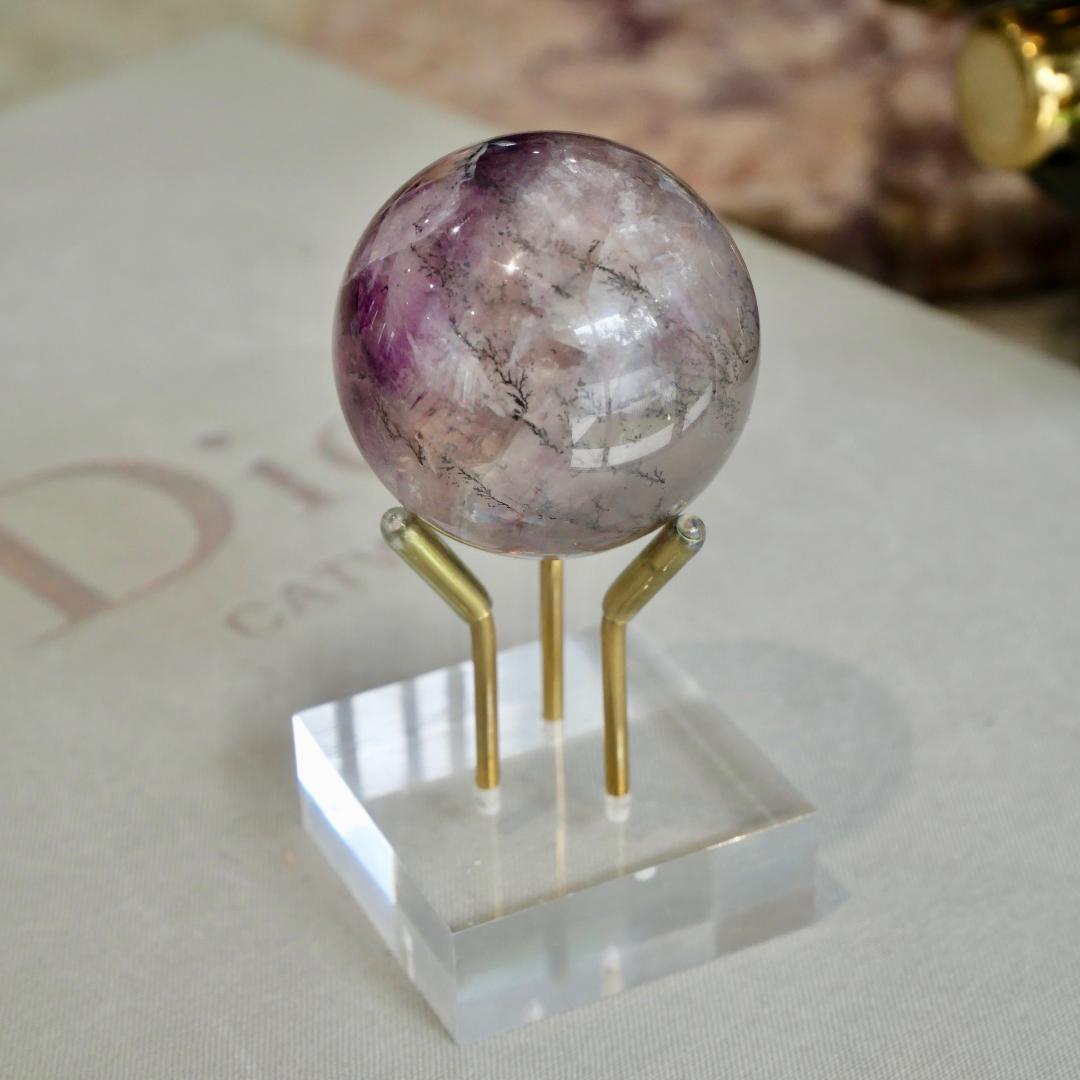 Dendritic Fluorite Sphere No 165