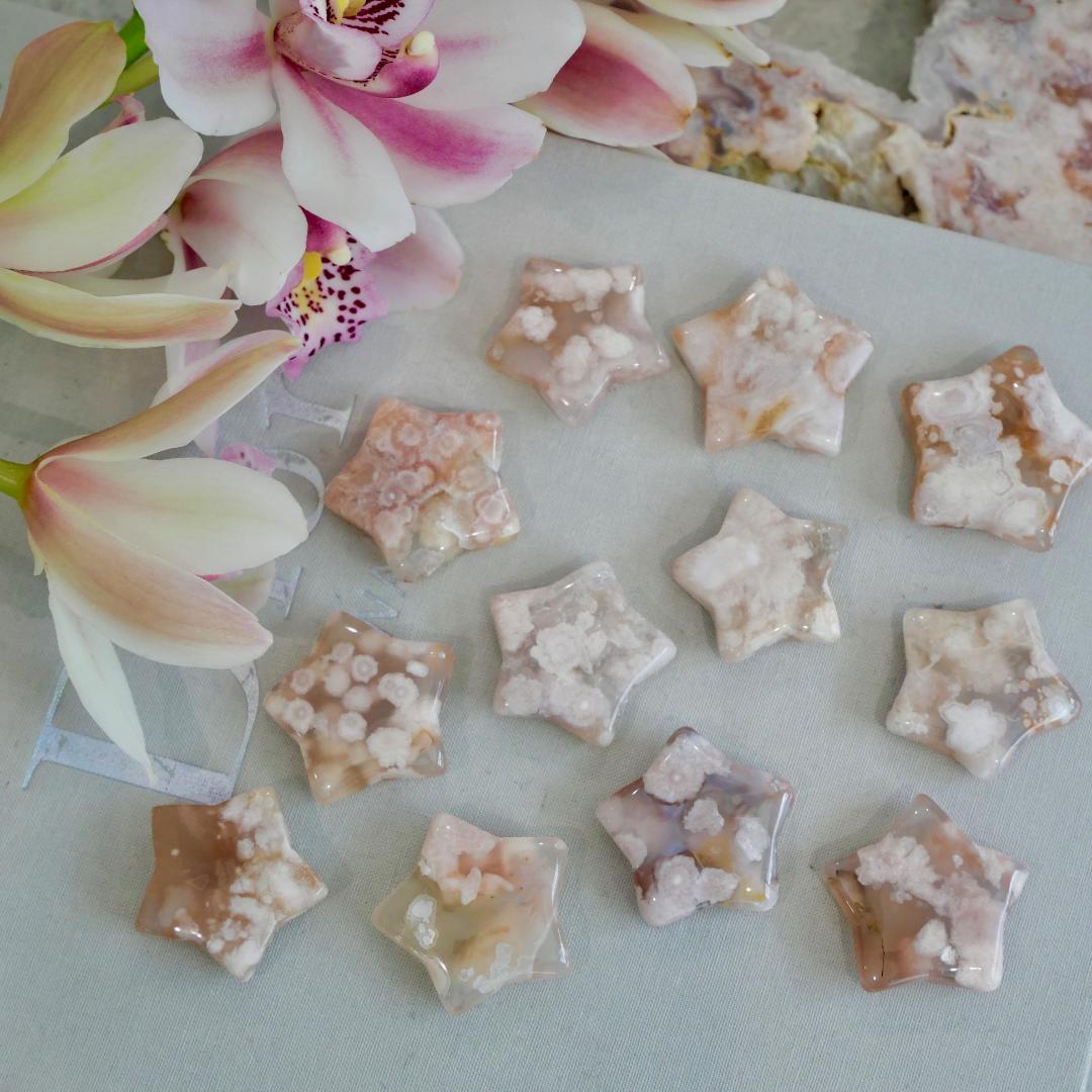 Flower Agate Stars