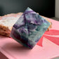 Rainbow Fluorite Cube No 272