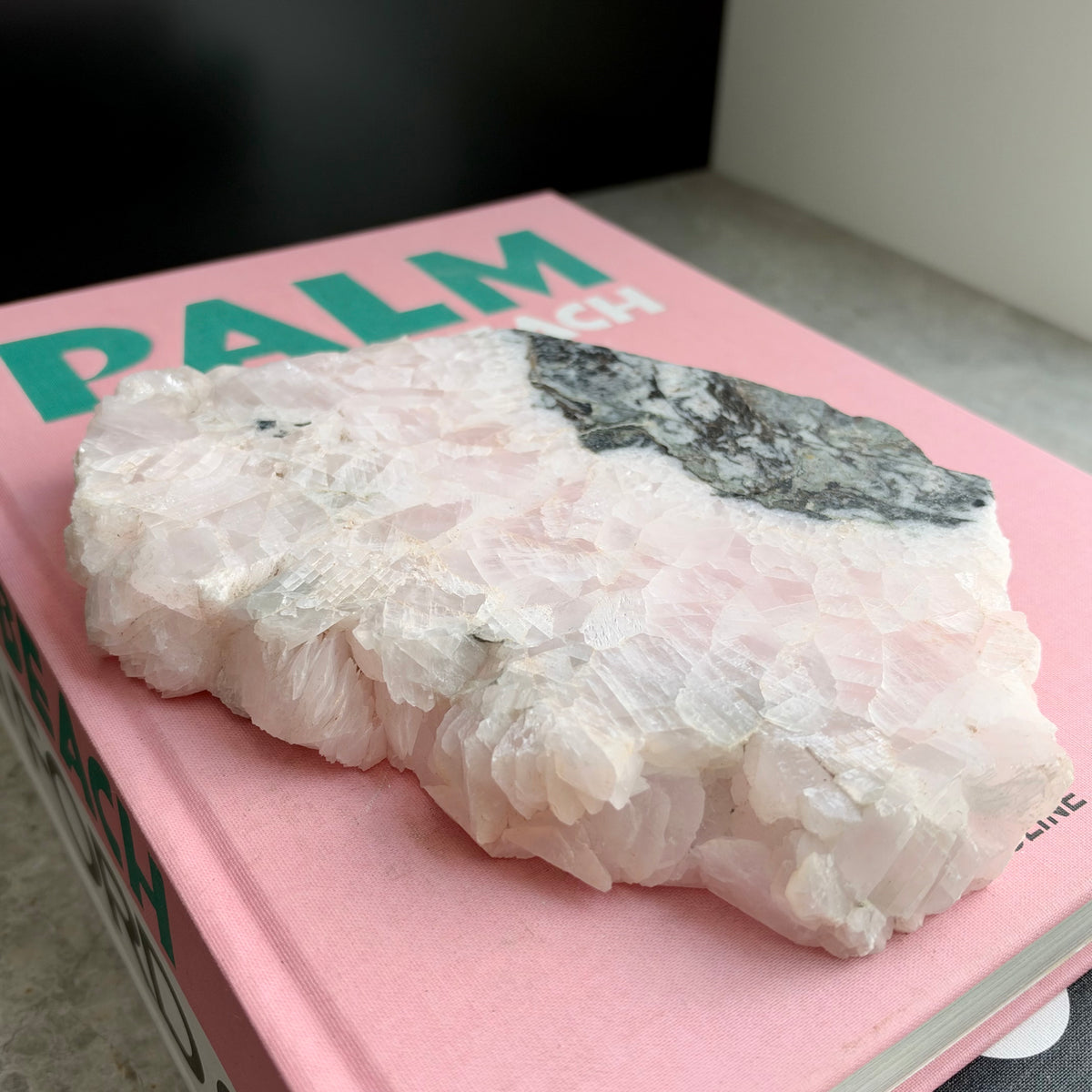Pink Mangano Calcite Slab