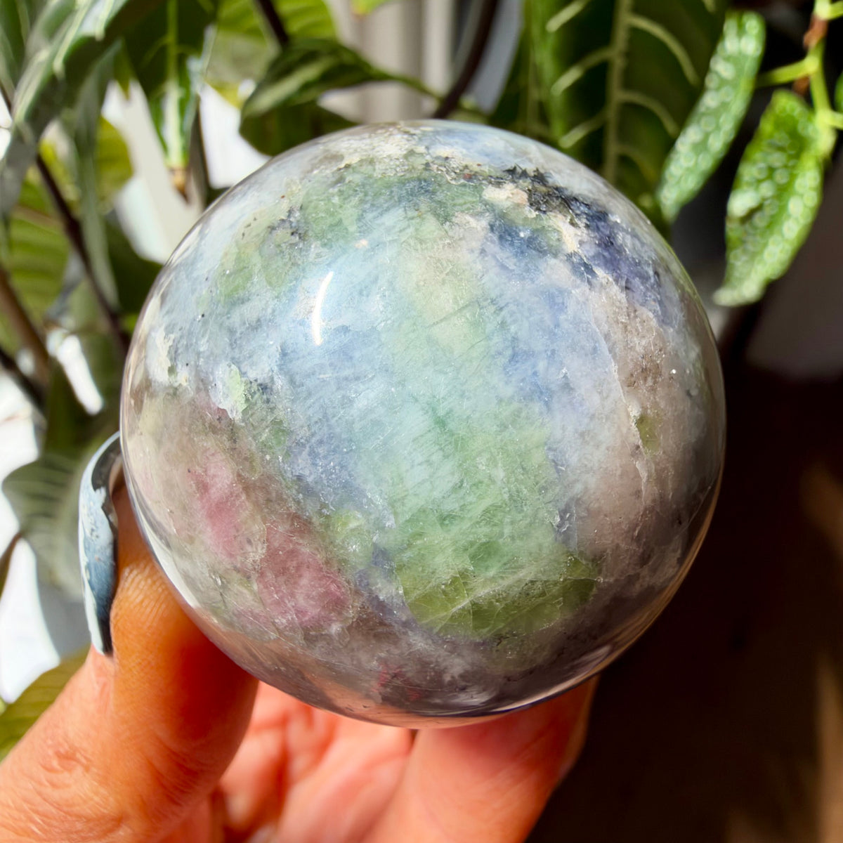 Watermelon Tourmaline Sphere No 13