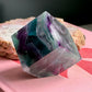 Rainbow Fluorite Cube No 272
