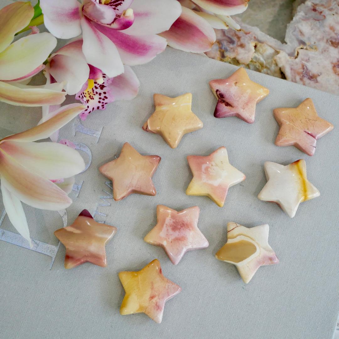 Mookaite Mini Stars