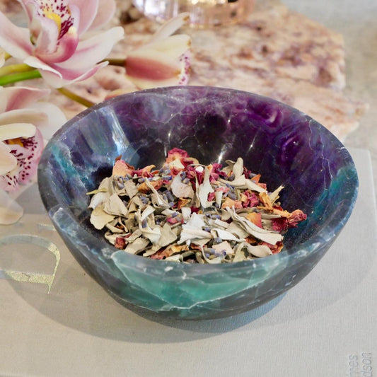 Rainbow Fluorite Bowl