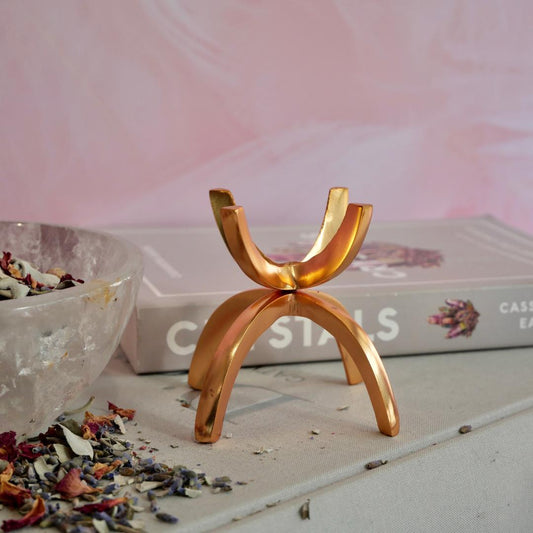 Small Rose Gold Claw Stand