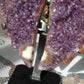 Amethyst with Jasper Angel Wings on Stand No 228