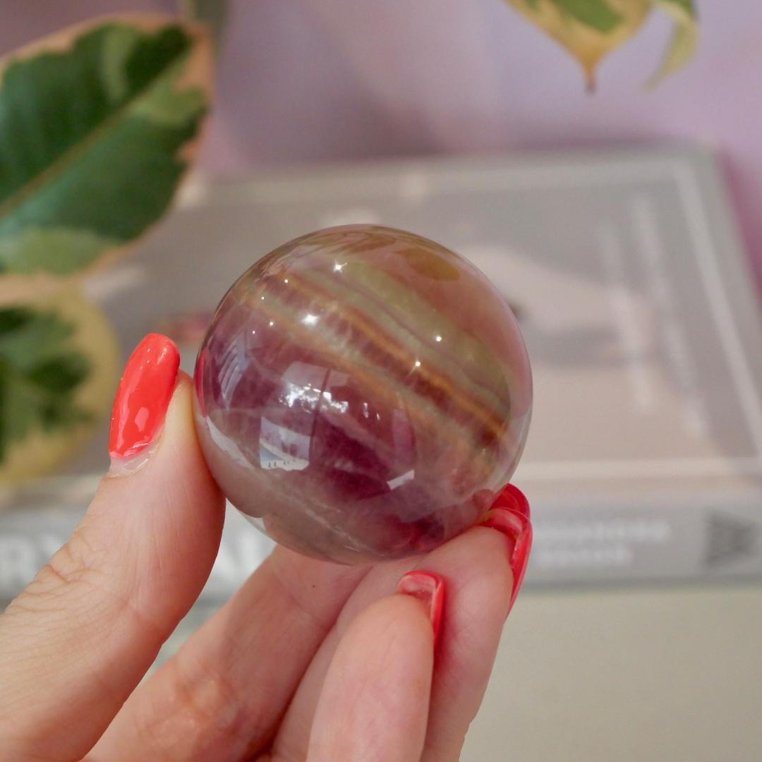 Candy Fluorite Sphere No 97