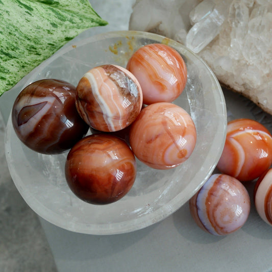 Carnelian Spheres