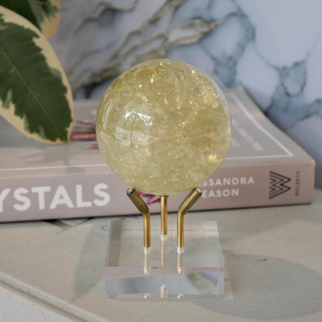 Citrine Sphere No 25