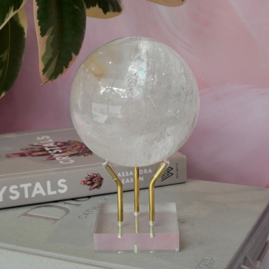 Clear Quartz 92mm Sphere No 22