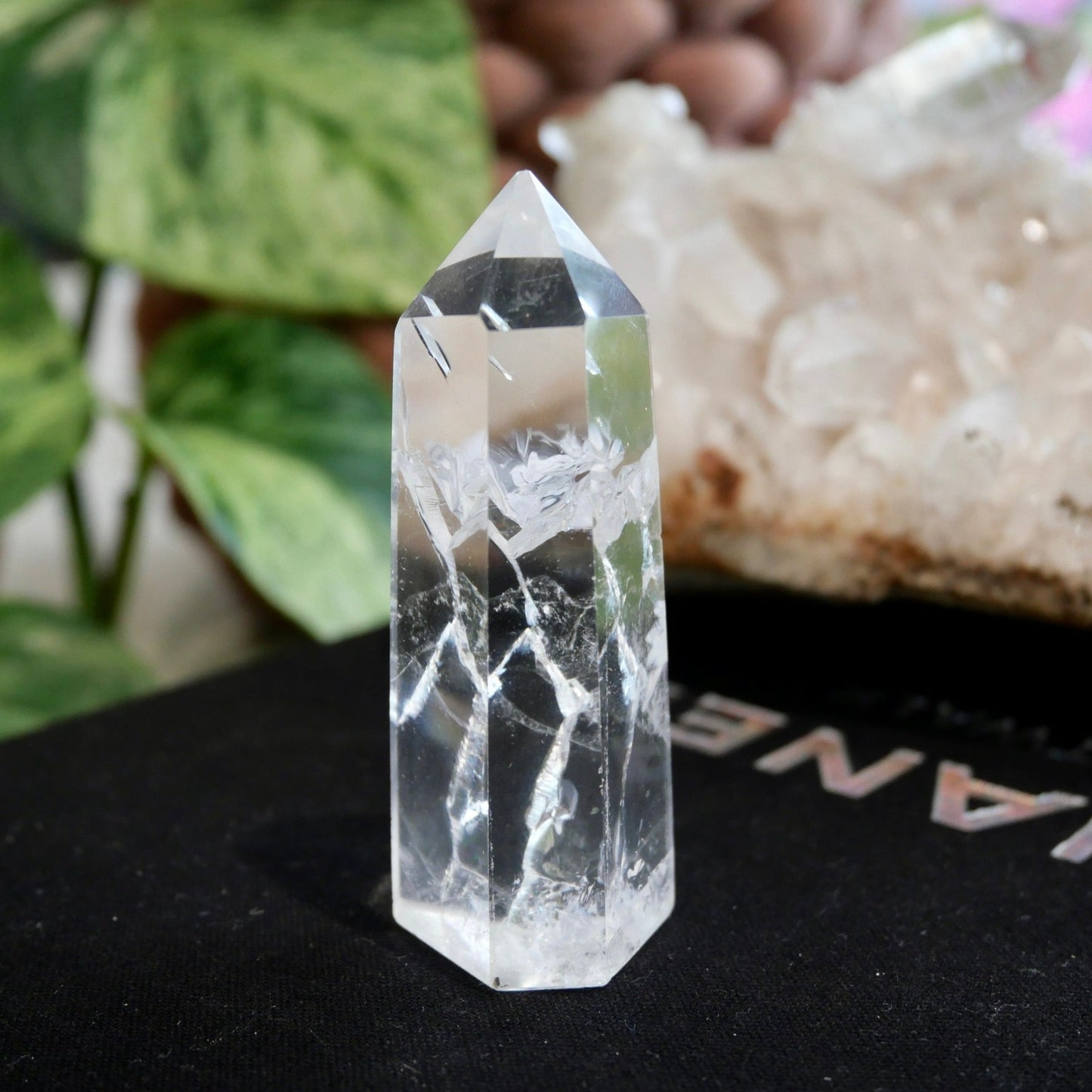 Clear Quartz Rainbow Tower No 117