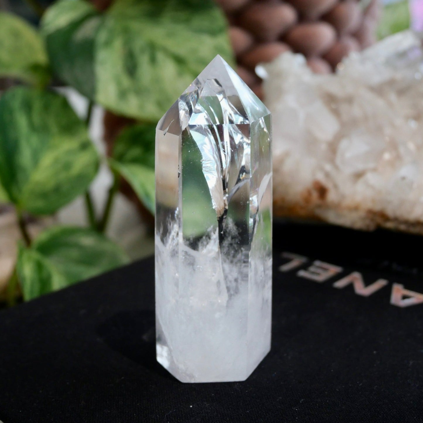 Clear Quartz Rainbow Tower No 124