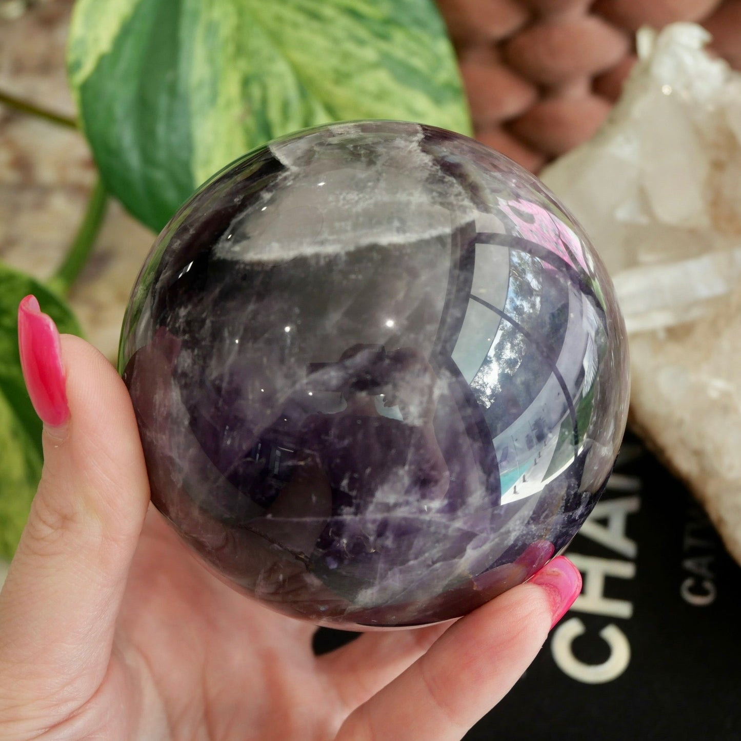 Dream Amethyst Sphere 83mm No 32