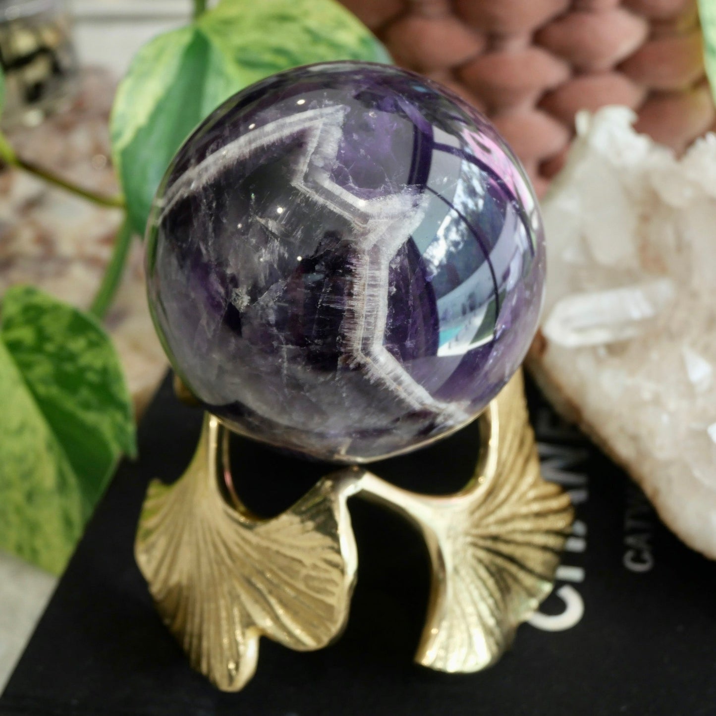 Dream Amethyst Sphere 86mm No 33