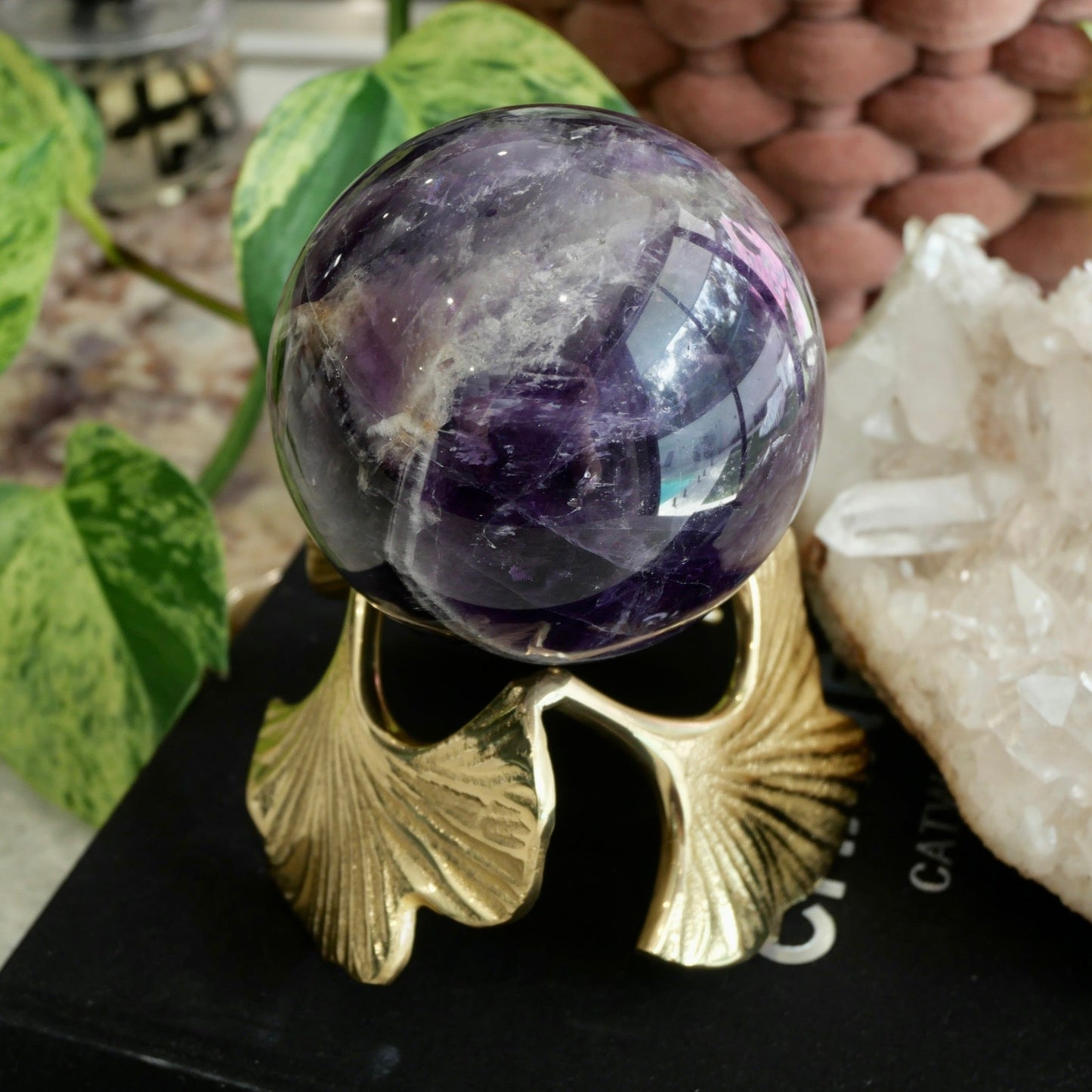 Dream Amethyst Sphere 86mm No 33