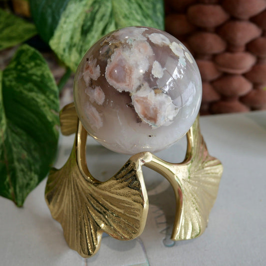 Flower Agate Sphere No 45