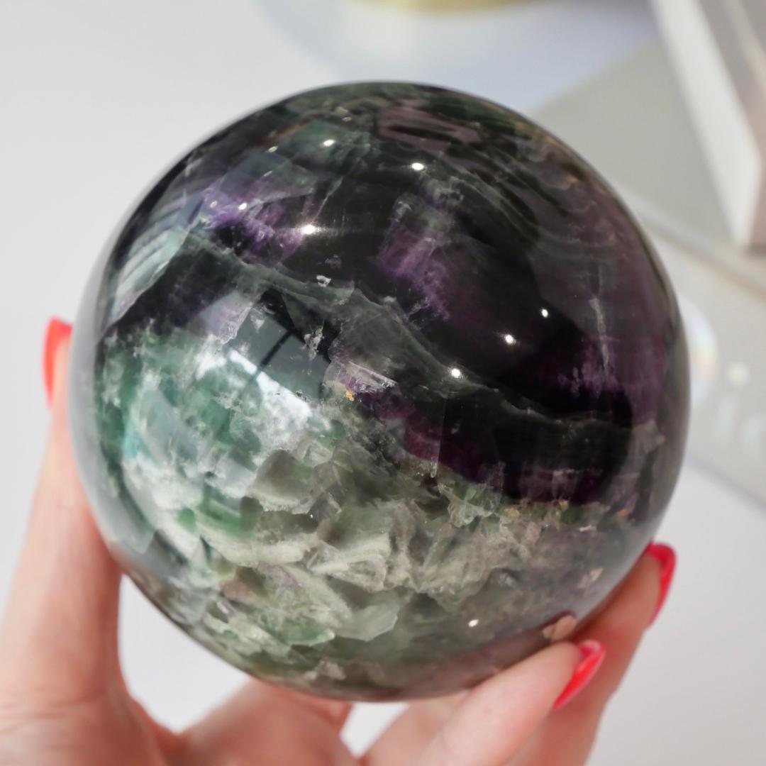 Rainbow Fluorite Sphere No 5