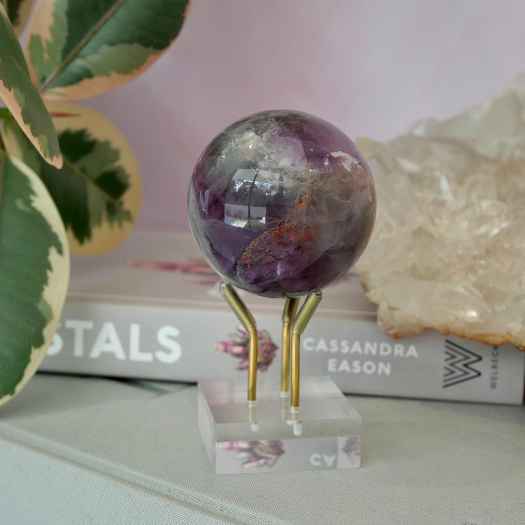 Rainbow Fluorite Sphere No 8