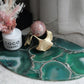 Green Agate Oval Platter