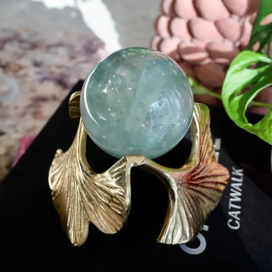 Green Fluorite Sphere No 136