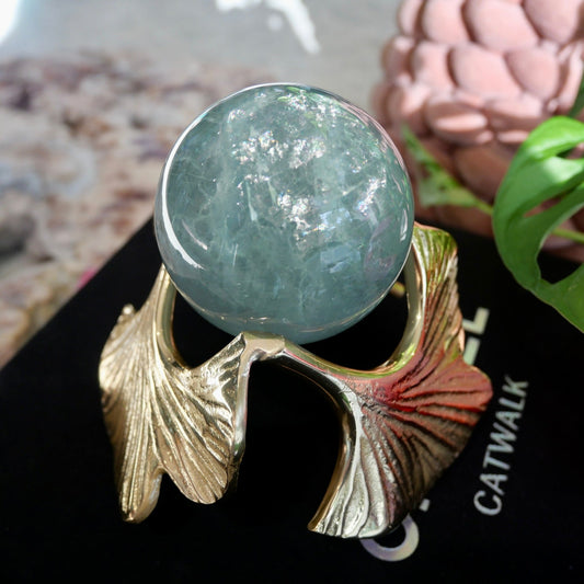 Green Fluorite Sphere No 137