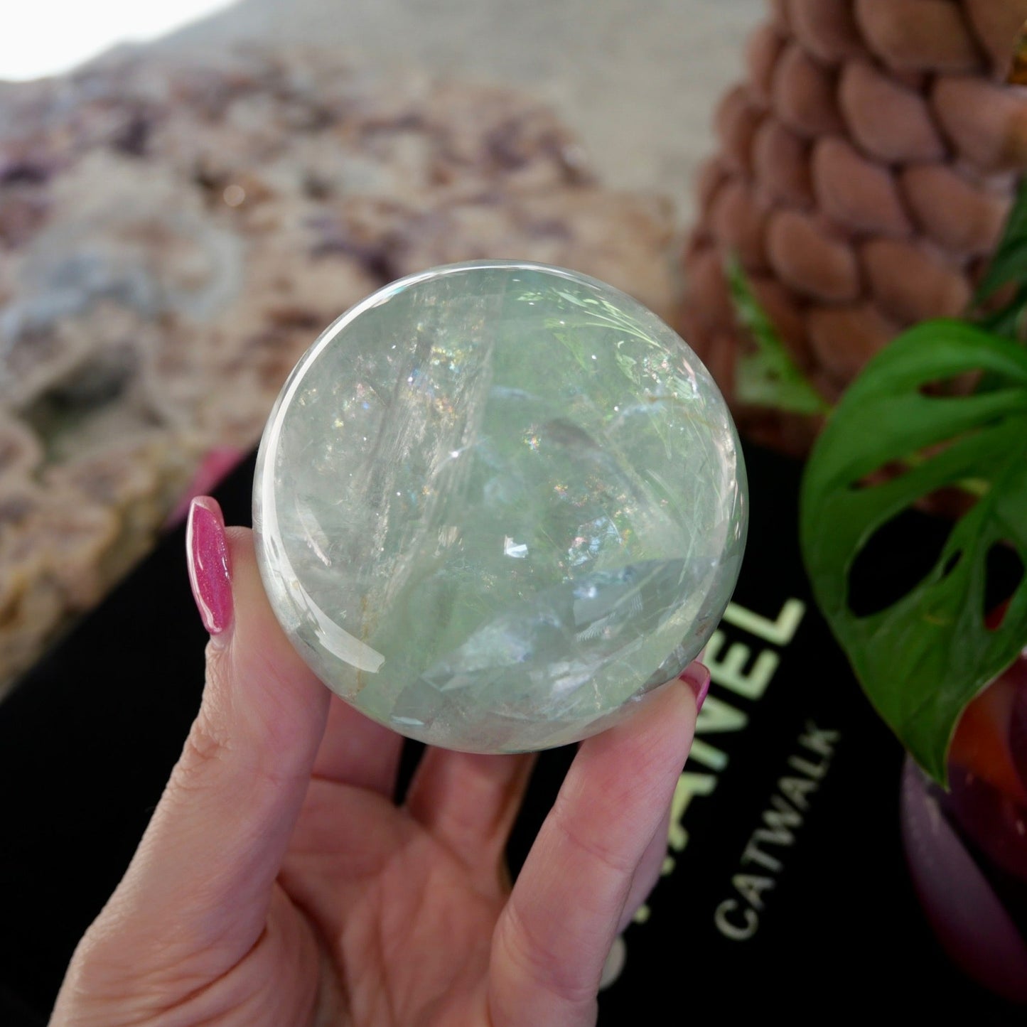 Green Fluorite Sphere No 138